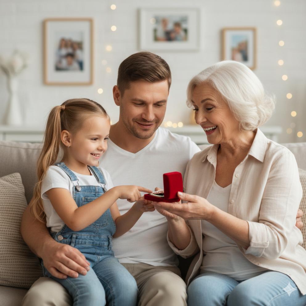 היהלום של המשפחה: איך לבחור תכשיט יהלום מושלם לסבתא?