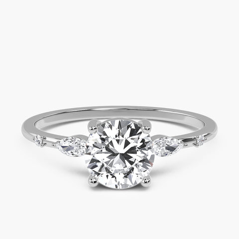 White_Gold|Diamond_Shape:Round