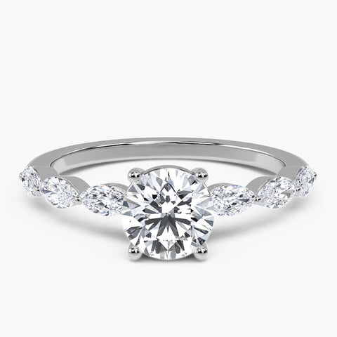 White_Gold|Diamond_Shape:Round