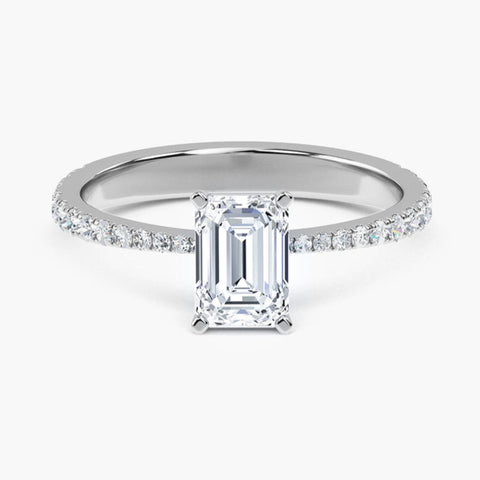 White_Gold|Diamond_Shape:Emerald